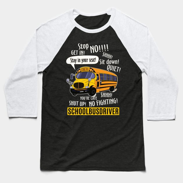 Bus Driver Life Baseball T-Shirt by JohnstonParrishE8NYy